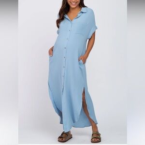 Blu Ivy Cotton Gauze Maxi Dress